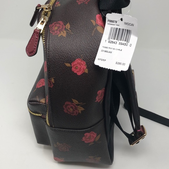 🎉HP🎉Nwt mini coach backpack oxblood 1 multi - Picture 6 of 8